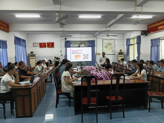 Trung tâm kiểm soát bệnh tật tỉnh An Giang tổ chức tập huấn thiết kế tài liệu truyền thông